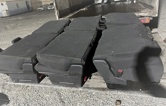 Qumla ört-basdır edilən qanunsuz ehtiyat hissələri ələ keçirildi - FOTOLAR